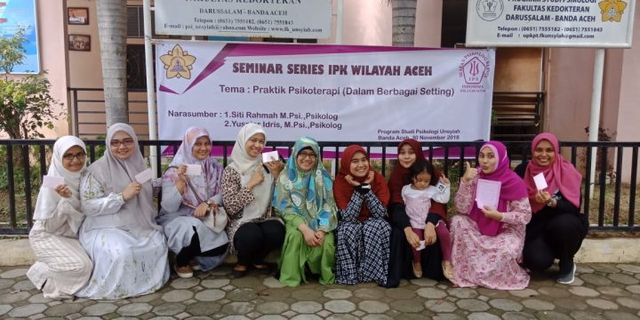 Seminar Series IPK Wilayah Aceh : Praktik Psikoterapi dalam Berbagai Setting