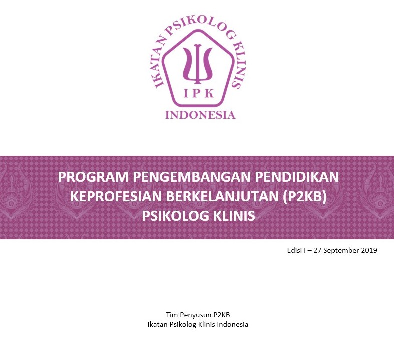 Pedoman Program Pengembangan Keprofesian Berkelanjutan (P2KB) Psikolog Klinis
