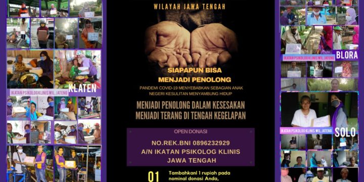 IPK Indonesia Wilayah Jawa Tengah Membuka Donasi COVID-19: Siapapun Bisa Menjadi Penolong